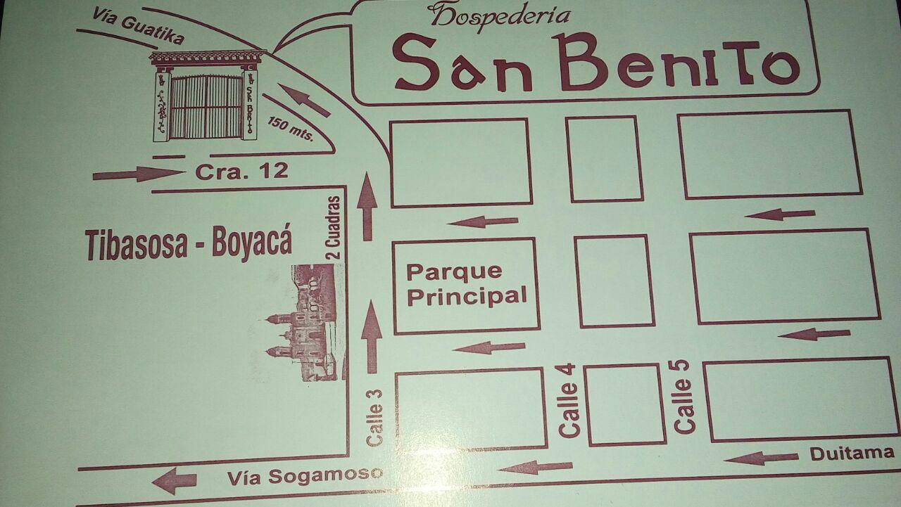 San Benito Hotel Tibasosa Buitenkant foto